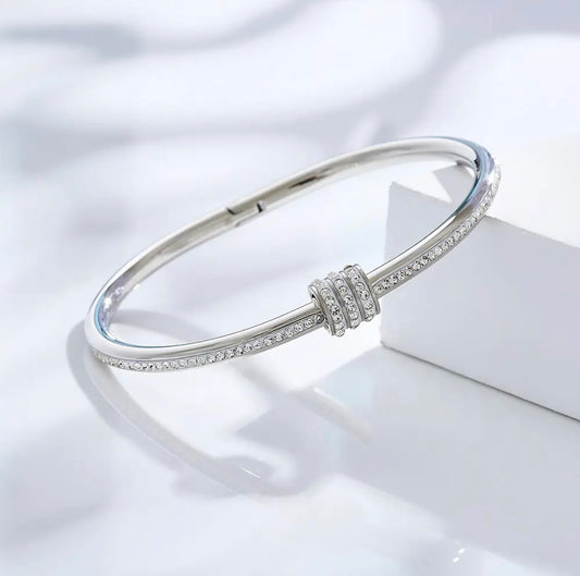 Boudoir Bangle - Silver