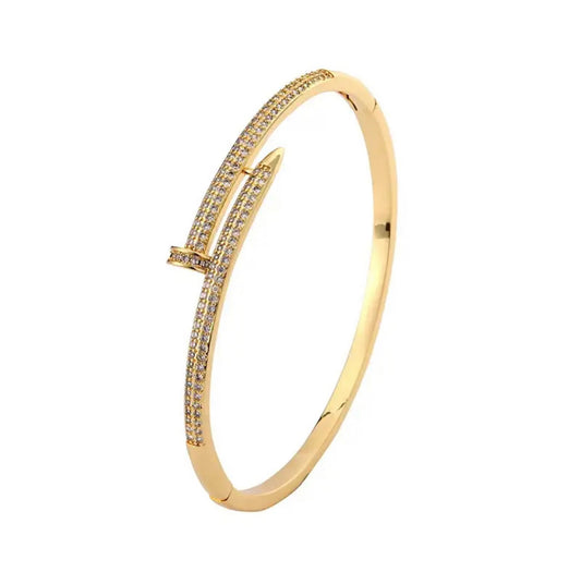 Iced Nail Bangle